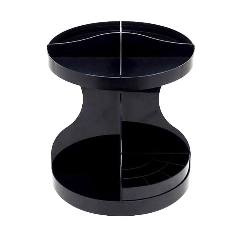 Jual Acrylic Box BYL361 Spin Cosmetic Organizer - Hitam
