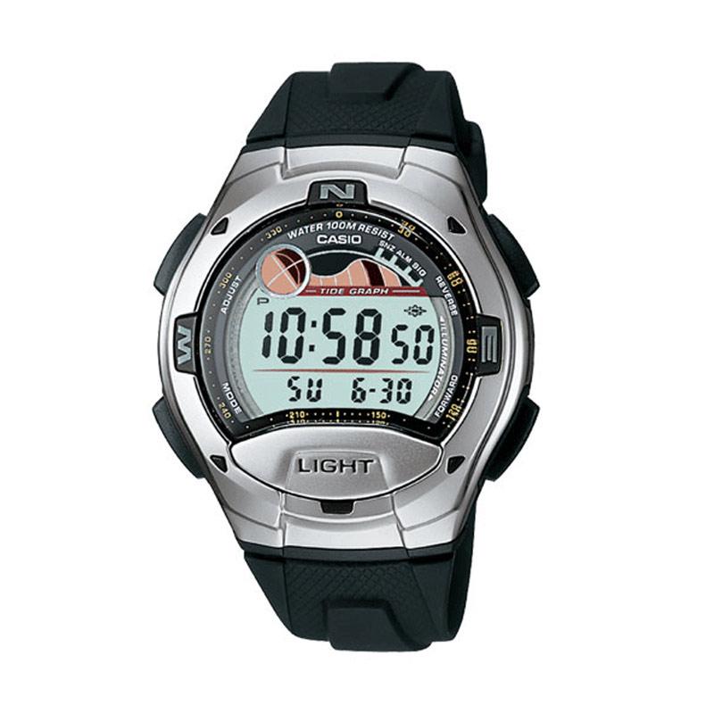 Jual Casio Digital Strap Resin Jam Tangan Pria W7531AVDF Hitam di