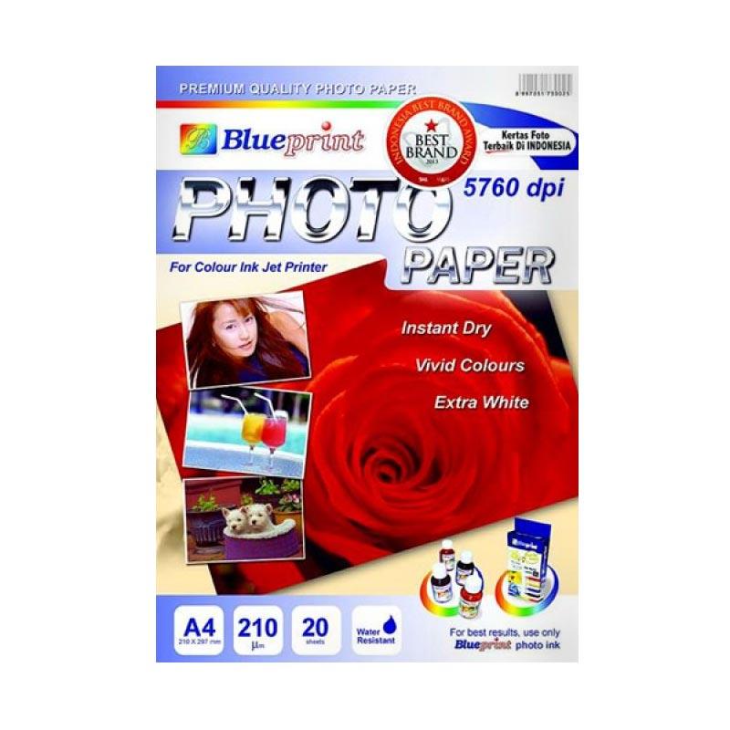 Jual Blueprint Photo Paper Glossy A4 210 Kertas Foto Di Seller Sadar