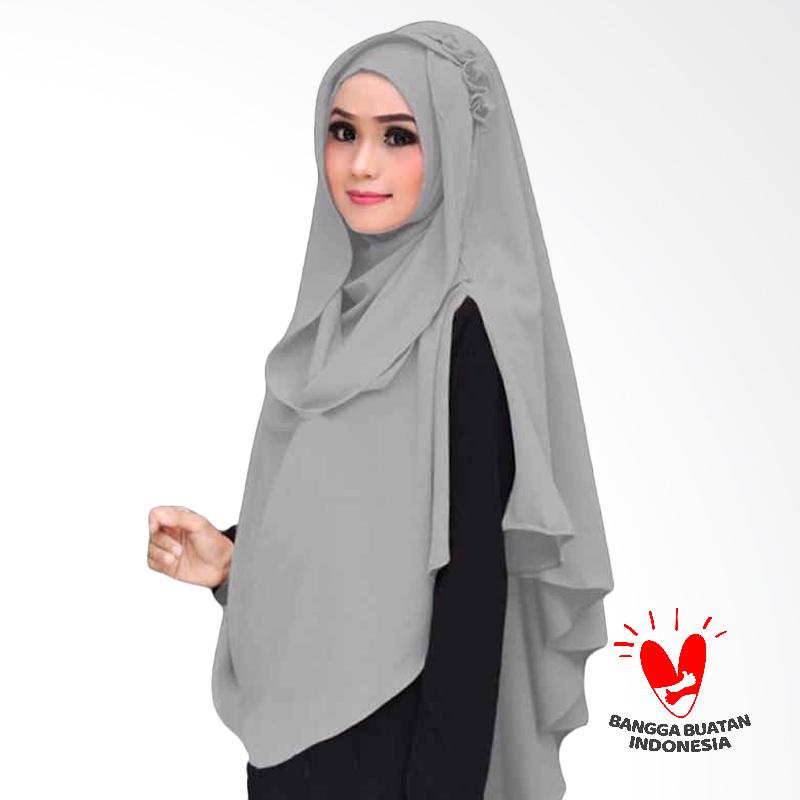 Jual Kus Group Hijab Oki Panjang Kerudung Syar'I - Abu 