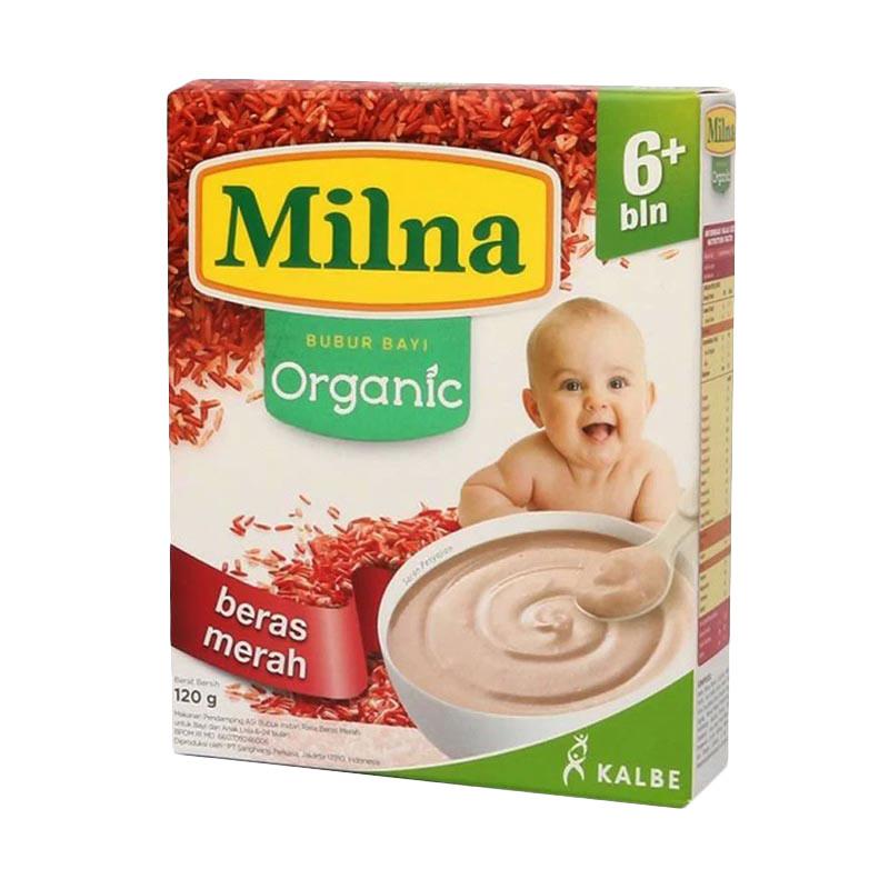 Jual Milna Bubur Bayi Organik Beras Merah Makanan Bayi