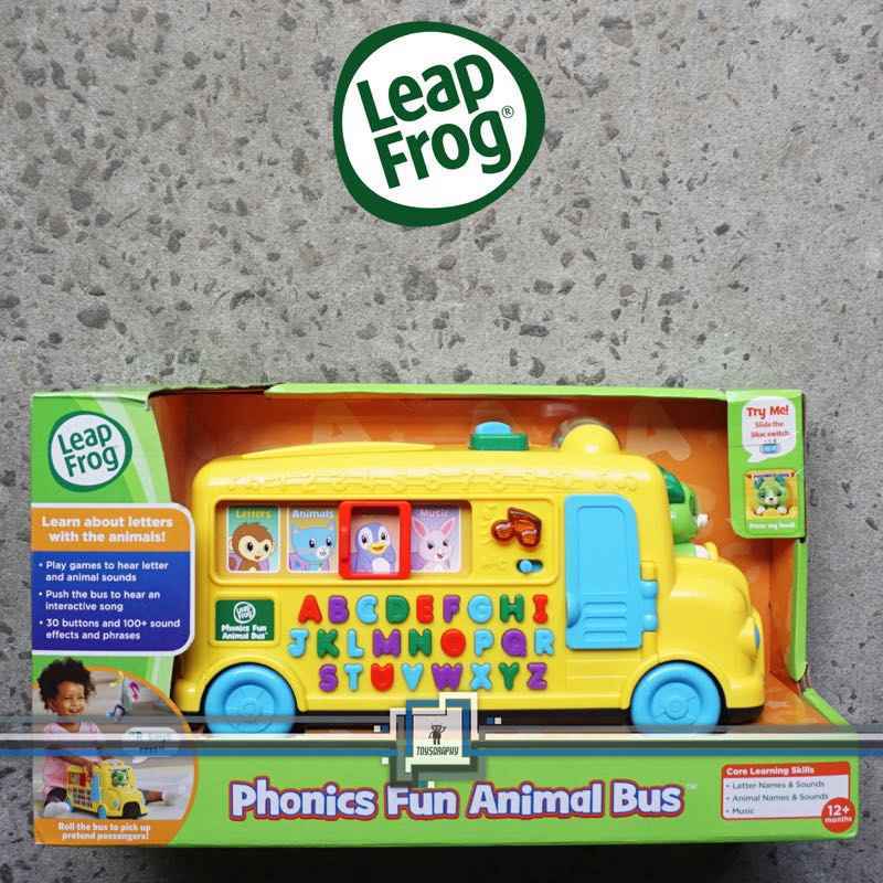 Jual Leap Frog Phonics Fun Animal Bus Leapfrog Alphabet Learning Mainan