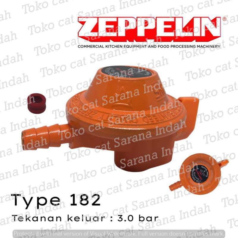 Promo REGULATOR GAS ZEPPELIN 182 TANPA METERAN ANTI BOCOR REGULATOR