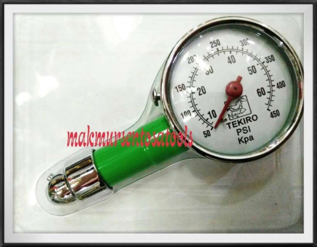 Jual ALAT UKUR TEKANAN BAN/TIRE PRESSURE GAUGE TEKIRO ORI di Seller