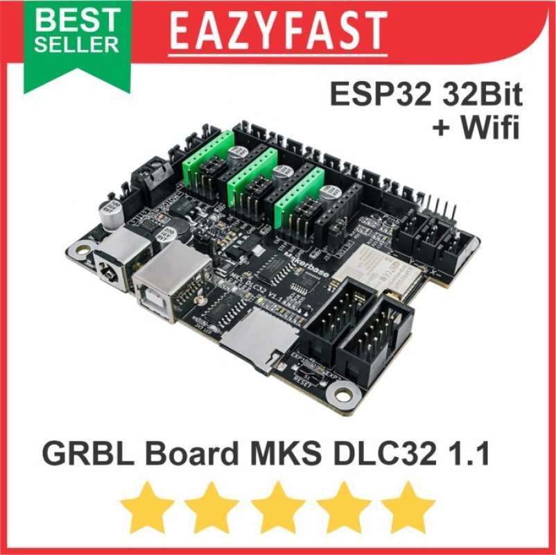 Jual GRBL USB Wifi CNC Controller MKS ESP 32 Bit 3 Axis 3018 Laser