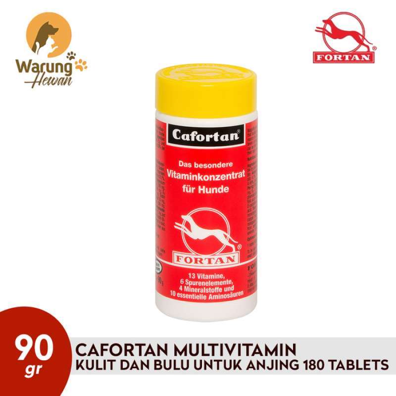Jual Cafortan Suplemen Dan Multivitamin Untuk Anjing 90 Gram di Seller ...