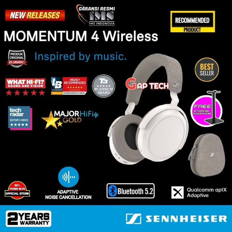 Jual Sennheiser Momentum 4 Wireless Adaptive Noise Cancellation