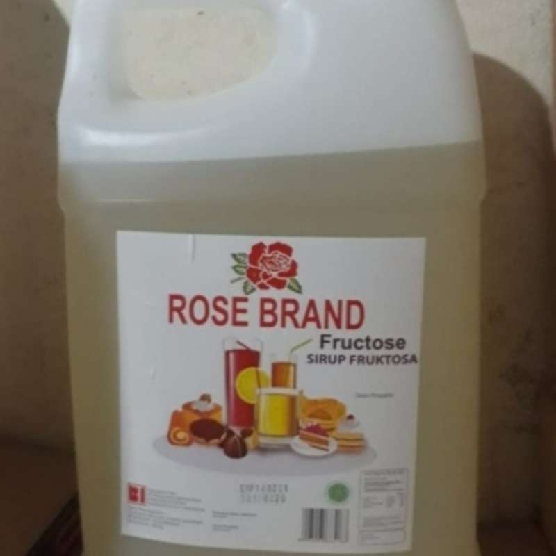 Jual Gula Cair Fruktosa/ Simple Syrup/ Fructose Rose Brand Jerigen di