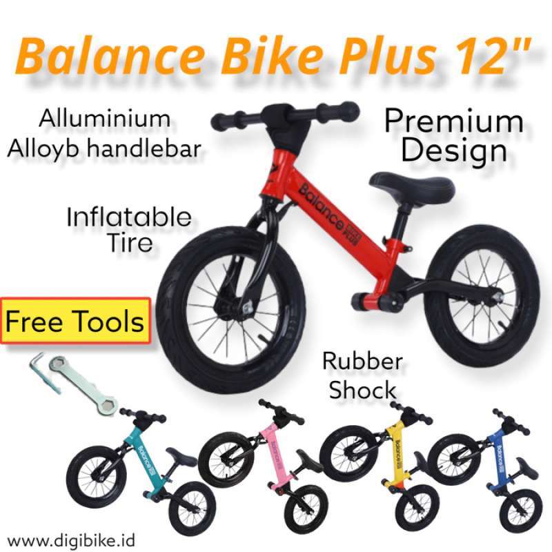 Jual Balance Bike Plus 12 Inch Aluminum Frame di Seller Tuhfah shop ...