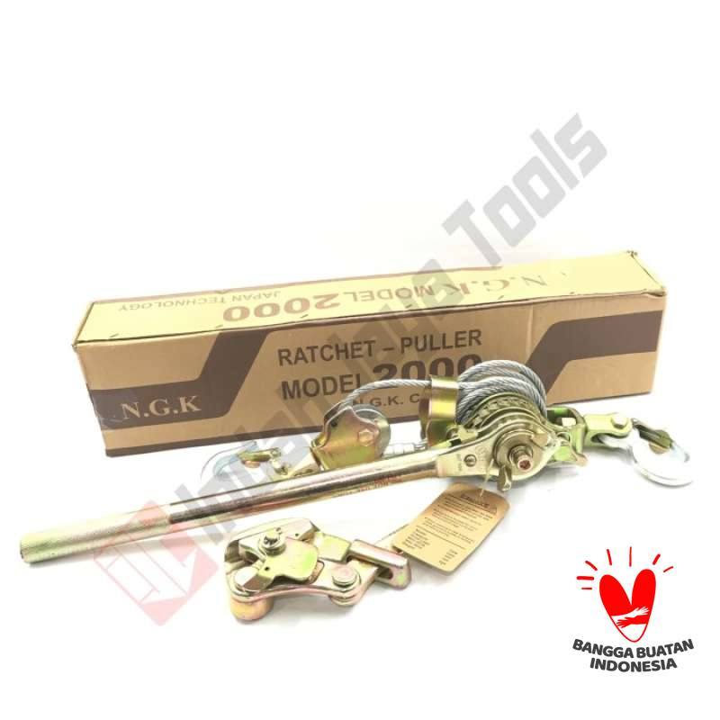 Jual NGK 2000 Ratchet Puller Ratchet Puller Tracktang Kodokan Wire Grip Trek Tang di Seller