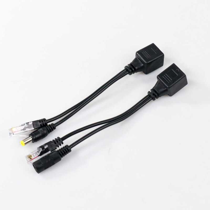 Promo Glo Passive Poe Power Over Ethernet Cable Male & Female Power ...