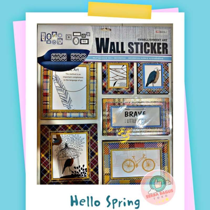Jual Stiker Dinding Frame Foto Timbul Praktis dan Cantik di Seller ...
