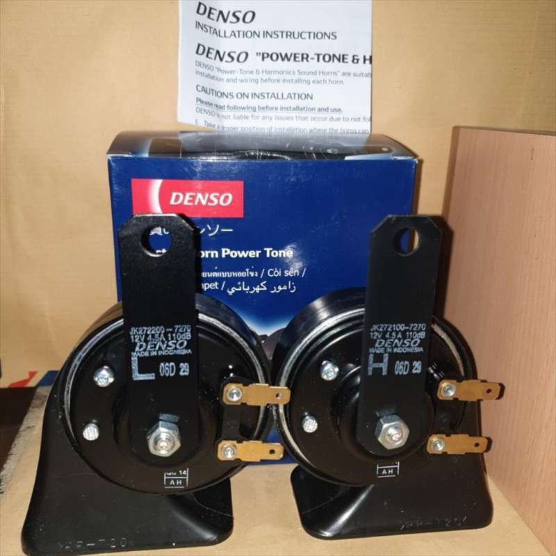 Jual Paket Klakson Keong Denso 12V Original Plus Kabel Relay Set MX