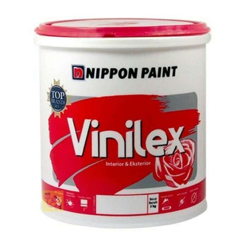 Jual CAT TEMBOK NIPPON PAINT VINILEX 1KG HARRISON GRAY di Seller Natz