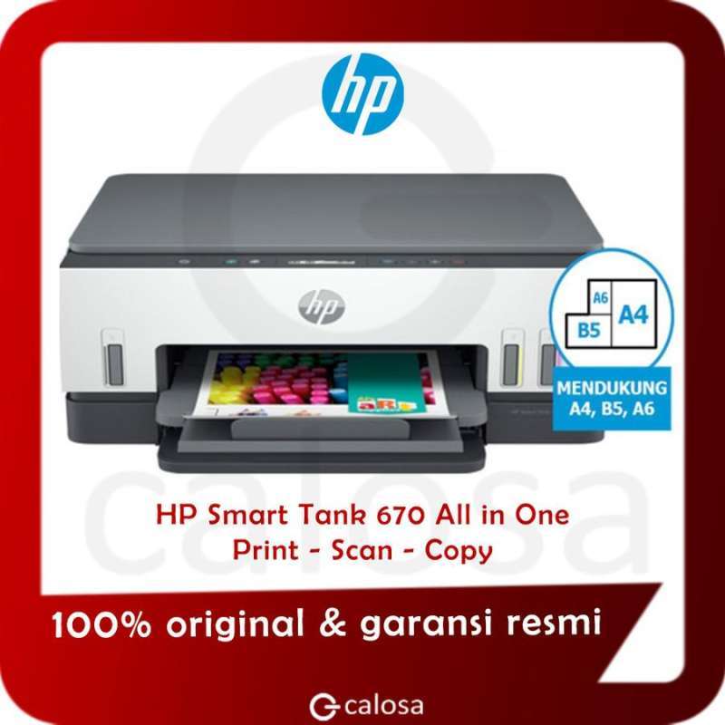 Jual Printer HP Smart Tank 670 All in One AIO Print Scan Copy SmartTank ...