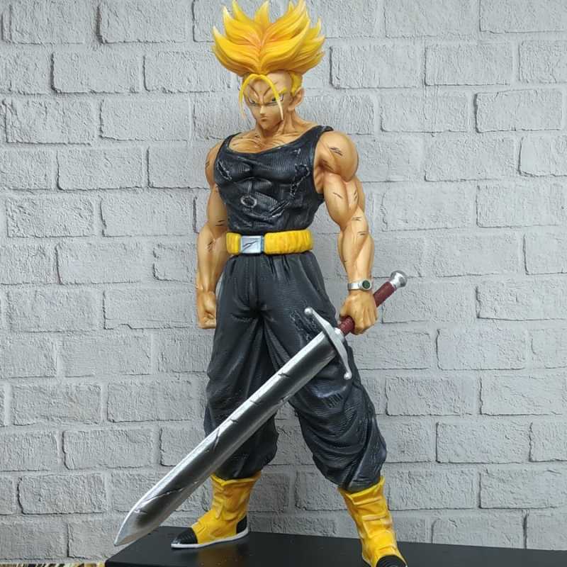 Figurine TRUNKS Super Saiyan 53 Cm - Dragon Ball Z - Collection - PVC - Boîte Cartonnée