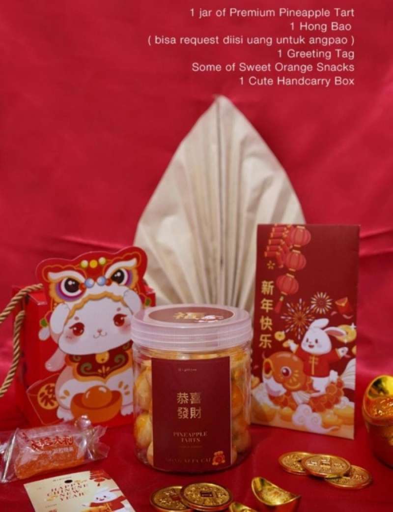 Promo Hampers Cny Imlek / Hampers Lunar / Parcel Imlek Free Kartu