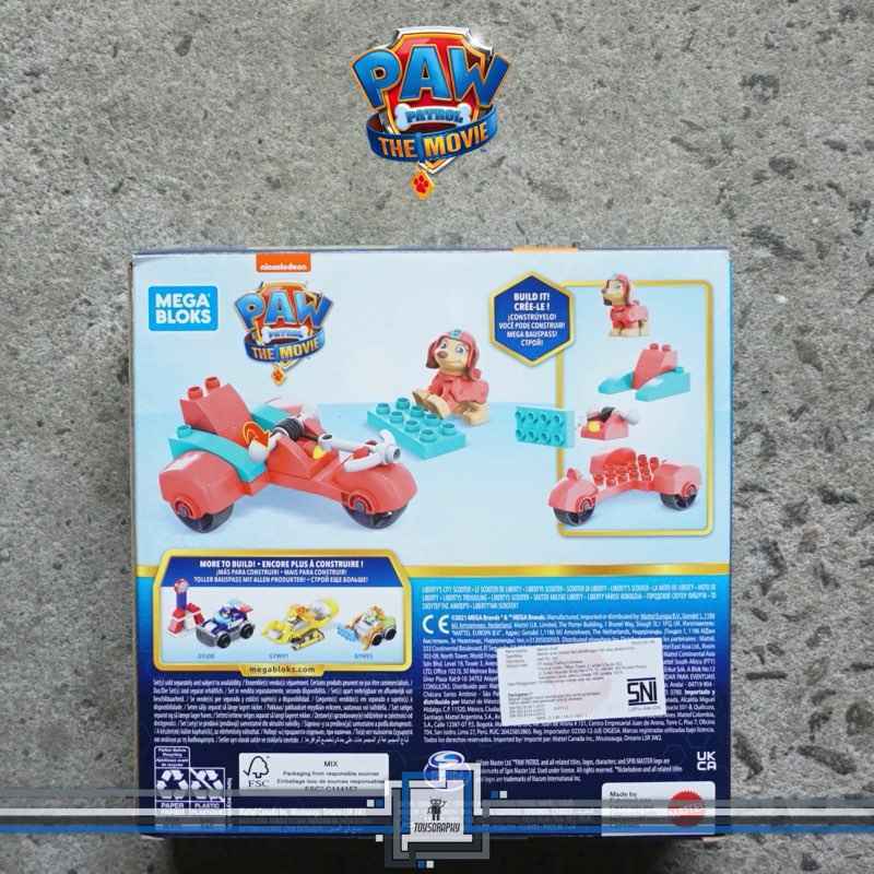 Jual Mega Bloks Paw Patrol The Movie Liberty City Scooter Duplo Blocks Di Seller Toysgraphy