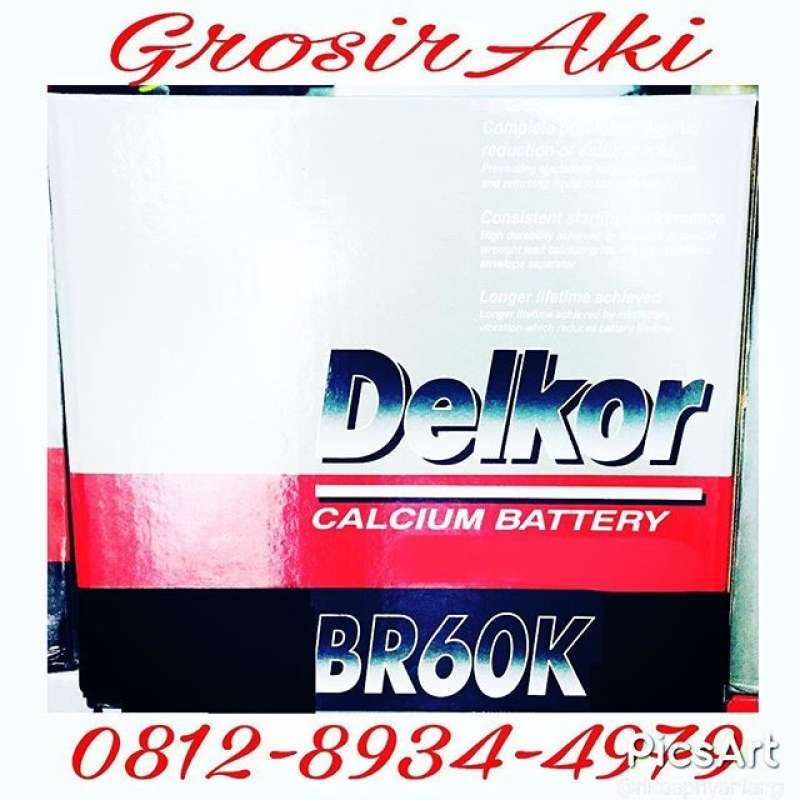 Jual Delkor 12V, 60 Ah ( Aki Dodge Journey) di Seller Flakes Store