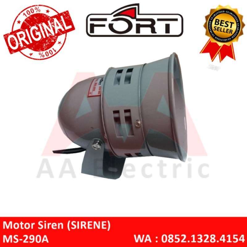 Promo Motor Siren (SIRENE) MS-290A / MS290A 5 220VAC, 24VDC Fort Diskon ...