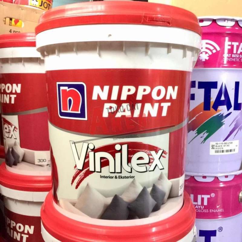 Jual NIPPON PAINT VINILEX 25KG SNOW WHITE / CAT TEMBOK INTERIOR di