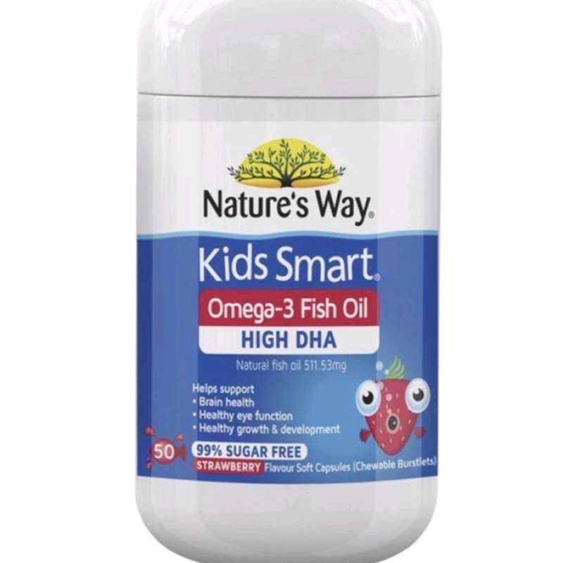 Promo NATURE'S WAY KIDS SMART OMEGA3 FISH OIL HIGH DHA ISI 50 CHEWABLE