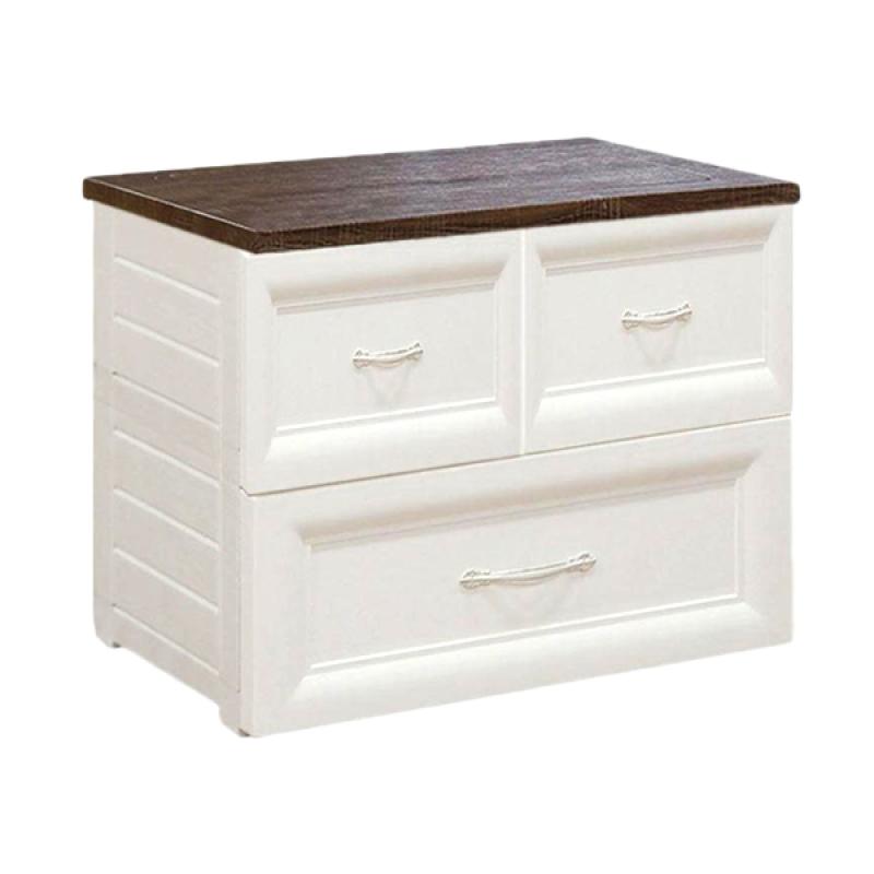 Jual Olymplast  ODC02 ClasicB Drawer  Cabinet White 3 