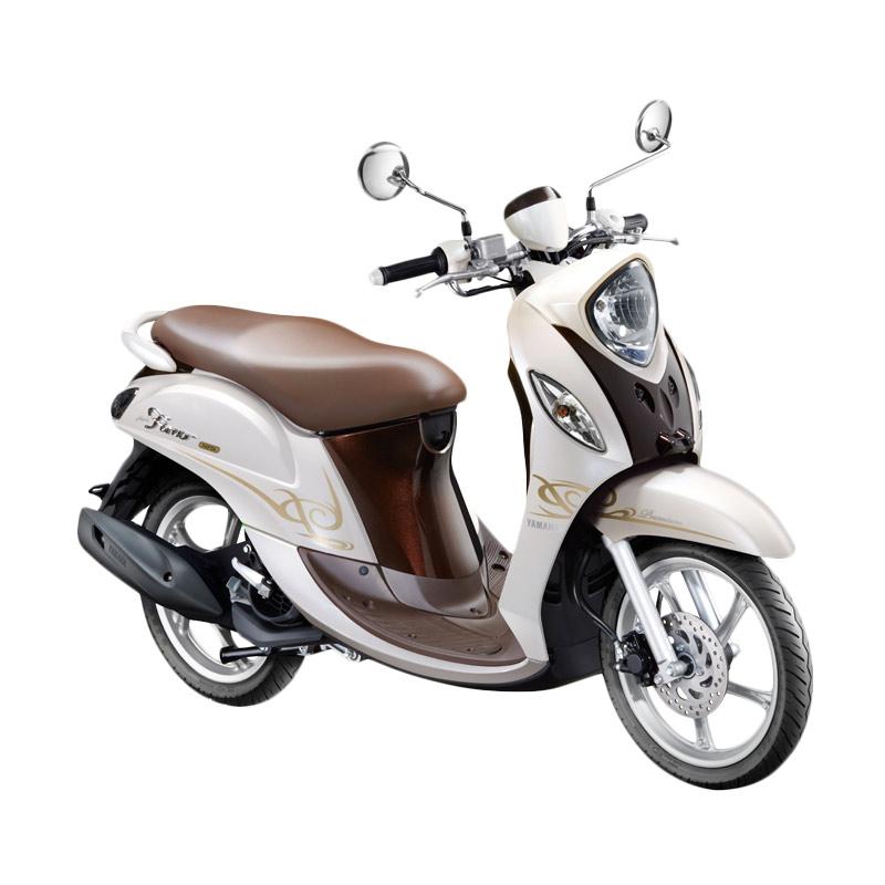 Jual Yamaha  Fino  Premium  125 Sepeda Motor  Putih OTR 