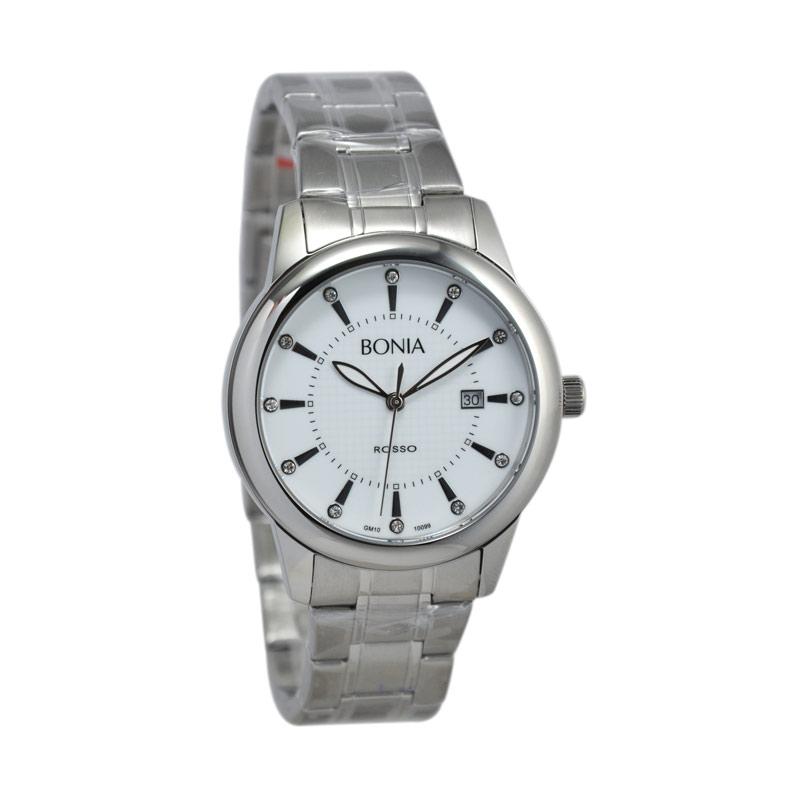 jual bonia rosso jam tangan pria silver putih bnb10099 jual bonia rosso jam tangan pria silver putih bnb10099
