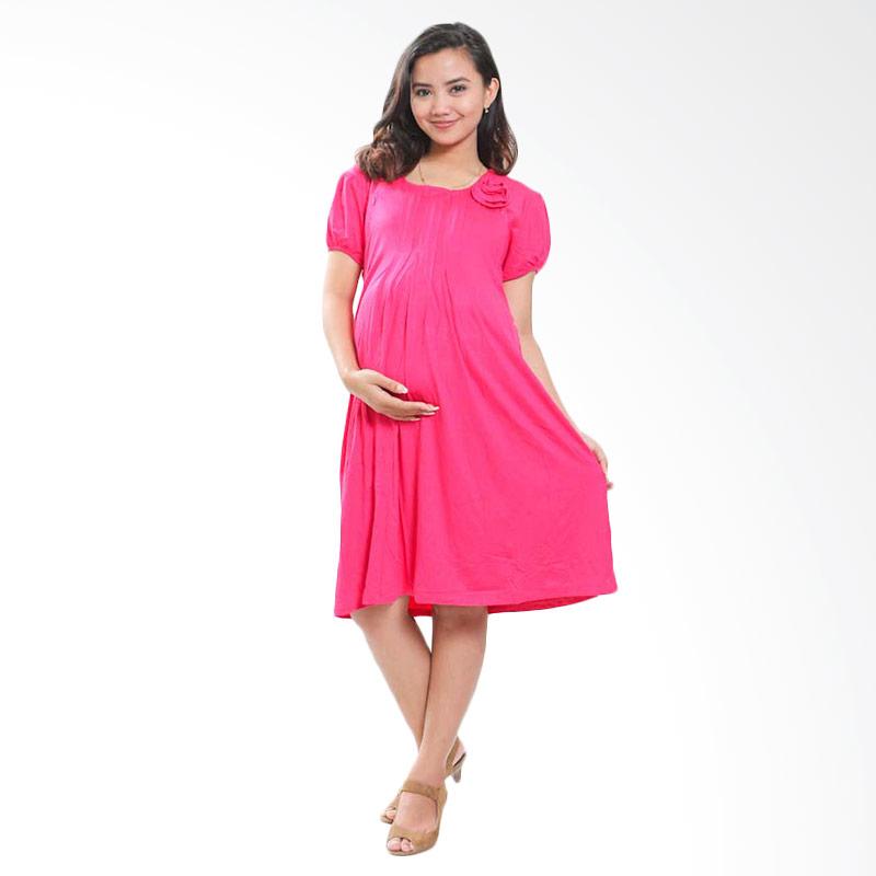  Jual  Mama Hamil  DRO 202 Rose Baju  Hamil  Dress Pesta  Pink 