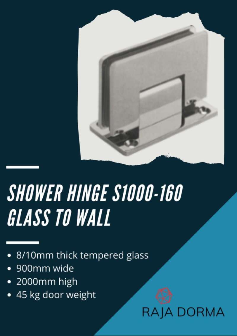 Jual Dorma Shower Hinge S1000 160 Glass To Wall 90 Dorma S 1000 160
