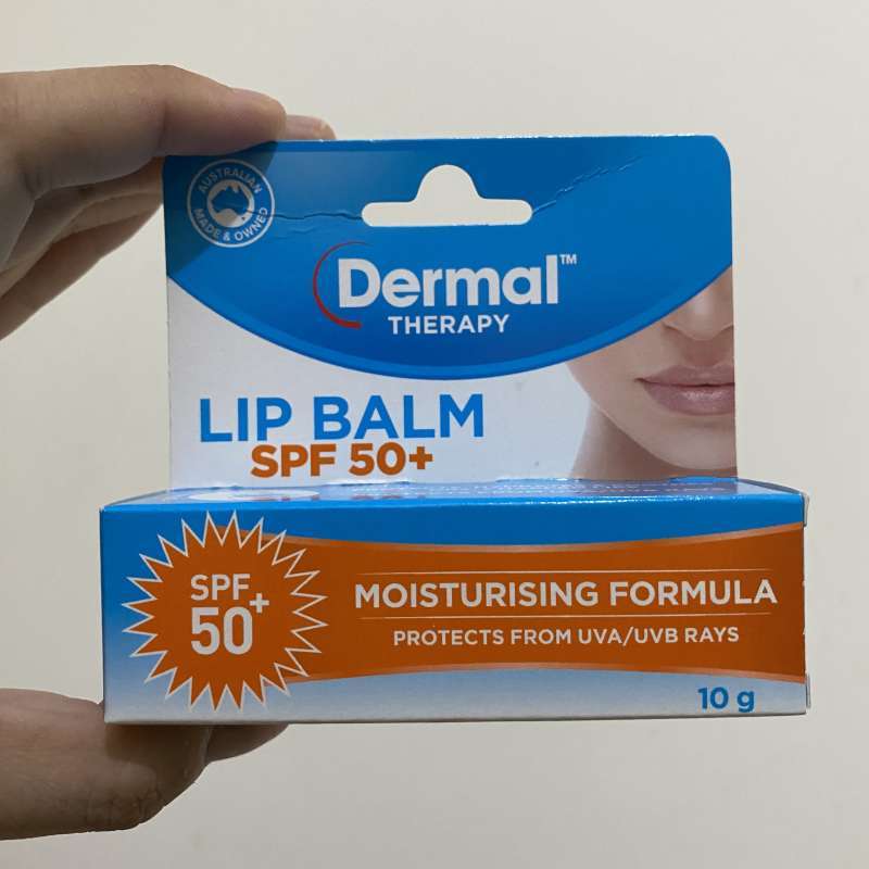 Promo [IMPORT] DERMAL THERAPY Lip Balm SPF 50+ 10gr MADE IN AUSTRALIA