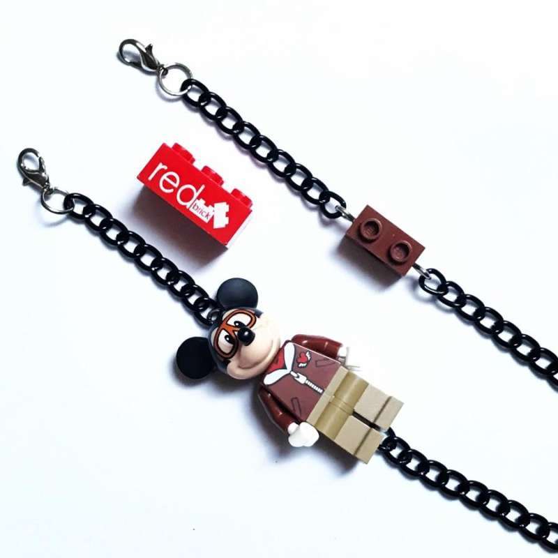 Jual LEGO Mickey Mouse Flying Jacket Face Mask / Glasses Strap di