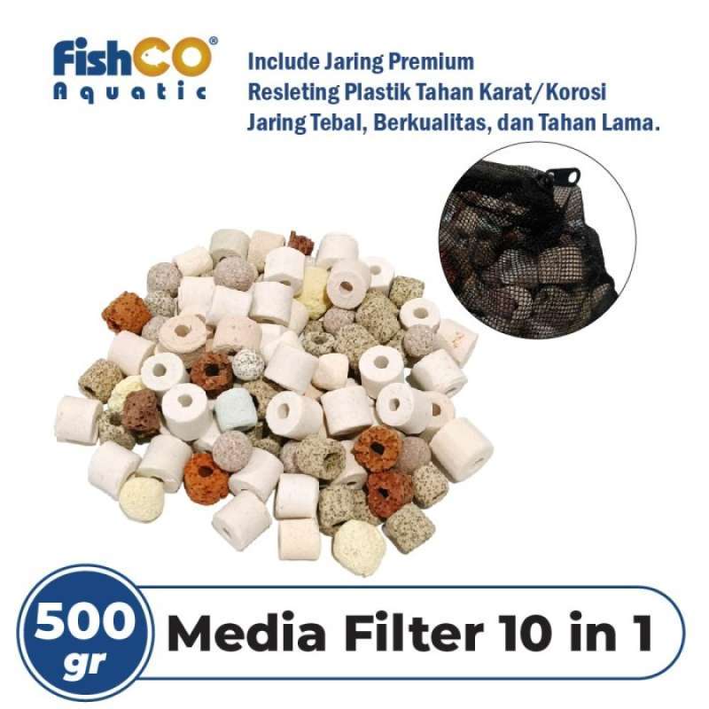 Jual Fishco Bio Filter Media / Rumah Bakteri Filter Aquarium 10 In 1 ...