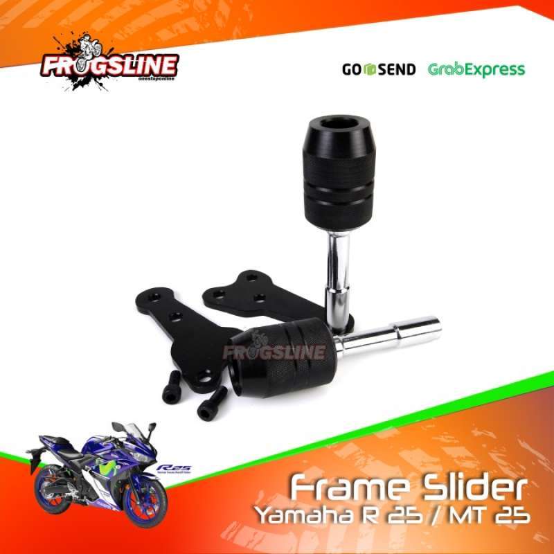 Promo Frame slider Yamaha R25 MT25 / Pelindung Body R25 MT25 Diskon 42
