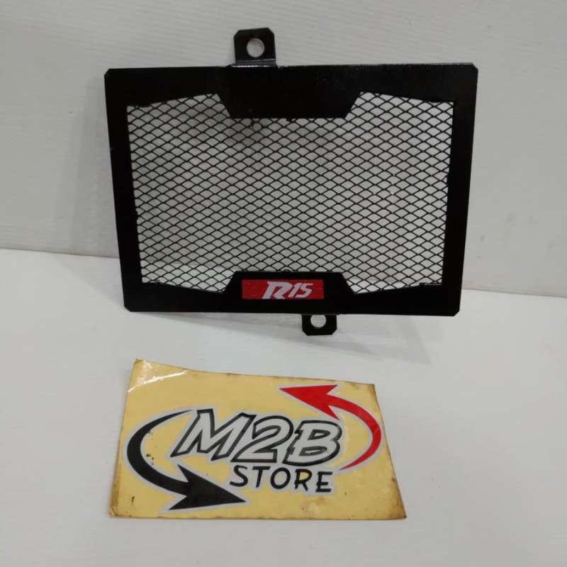Jual Tutup Radiator Yamaha R15 V2 Model Jaring Hitam Black di Seller