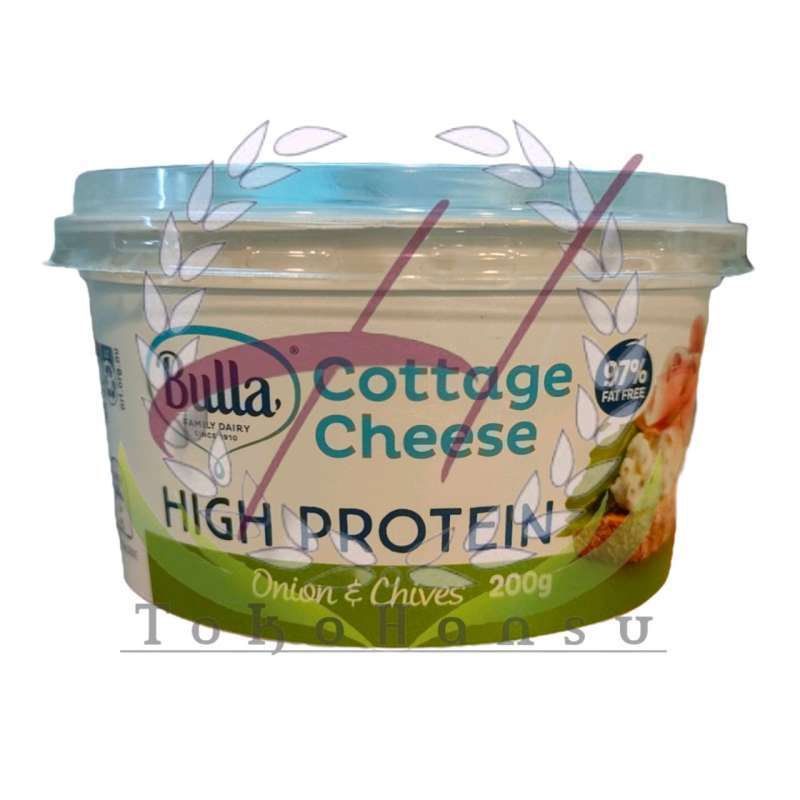 Jual Bulla Cottage Cheese High Protein Onion & Chives 200gr di Seller