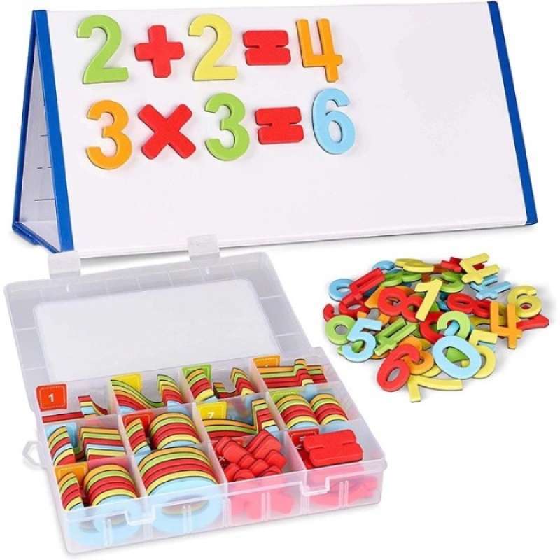 Jual angka Magnetic and Mainan Eva Ready Huruf Number Magnet Alphabeth ...