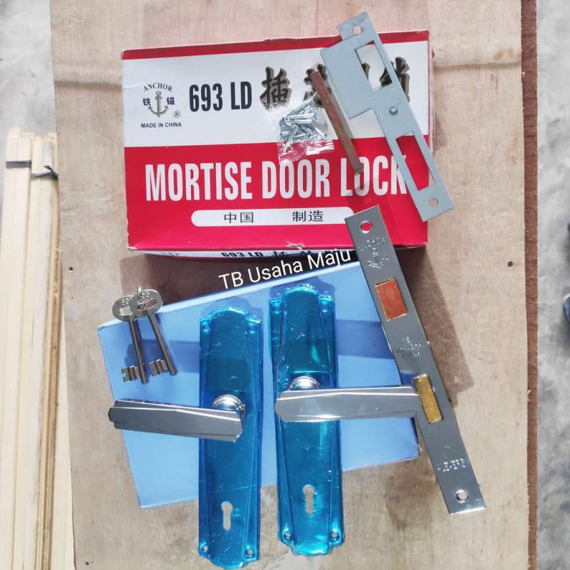 Jual Mortise Door Lock Import Shanghai Gagang Dan Kunci Pintu Besi