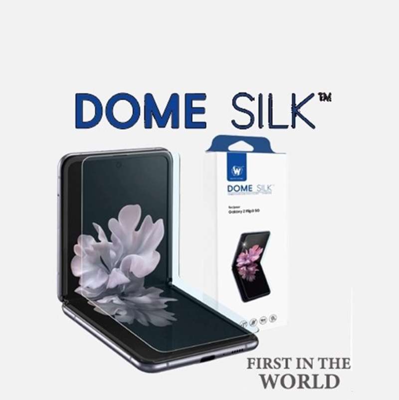 Promo Samsung Galaxy Z FLIP 3 FLIP3 Whitestone DOME SILK Flexible Glass