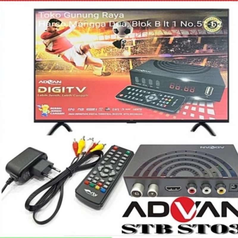 Promo Limited Set Top Box Stb Rca Dvb Matrix Garuda Reciver Tv Digital