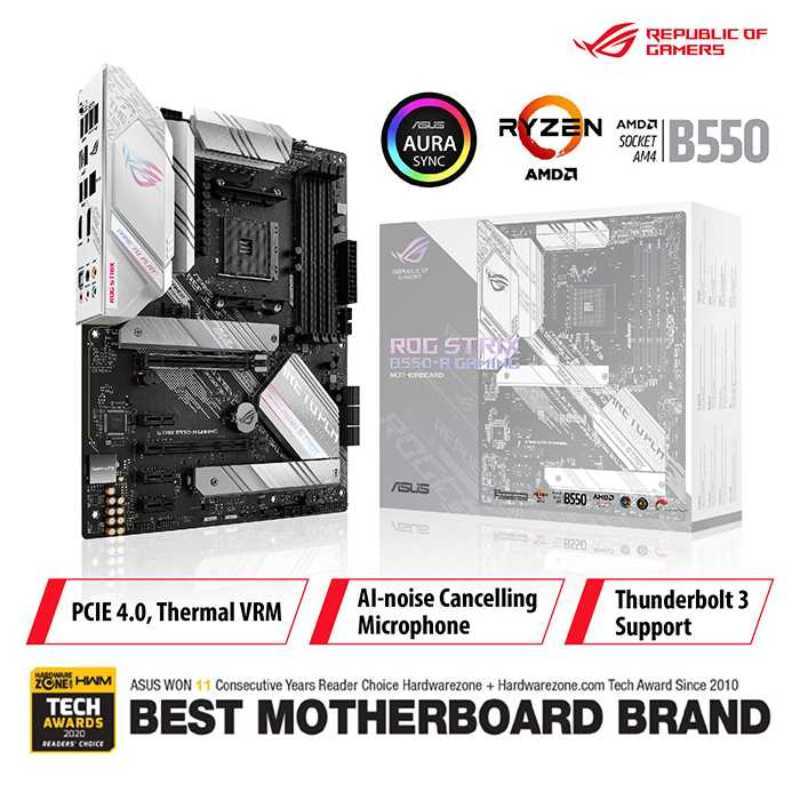Jual Asus Rog Strix B550-a Gaming Amd Ryzen Am4 B550 Atx Gaming