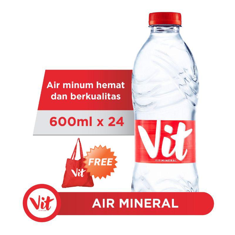 √ Vit Air Mineral [600 Ml/ 24 Pcs] Free Reusable Bag