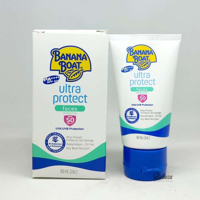 Jual Banana Boat Ultra Protect Faces Sunscreen Lotion SPF 50 PA    60ml