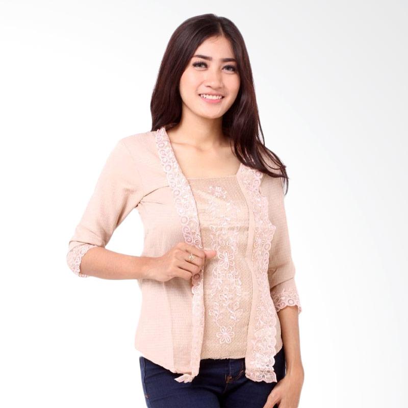 Jual Batik Distro BA8030 Renda Kebaya Wanita Pendek 