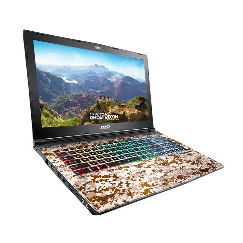 Jual MSI GE62 7RE Camo Squad Gaming Laptop [15.6 Inch/i77700/128GB+1TB