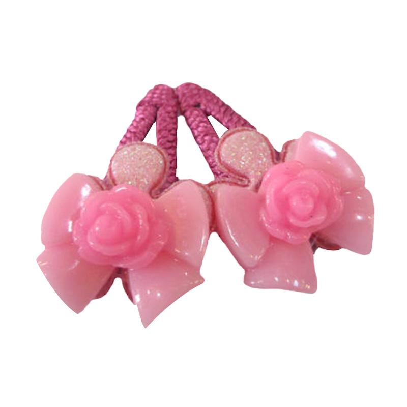 Jual Spicegift Jepit Rambut Pita Bunga - Pink Online