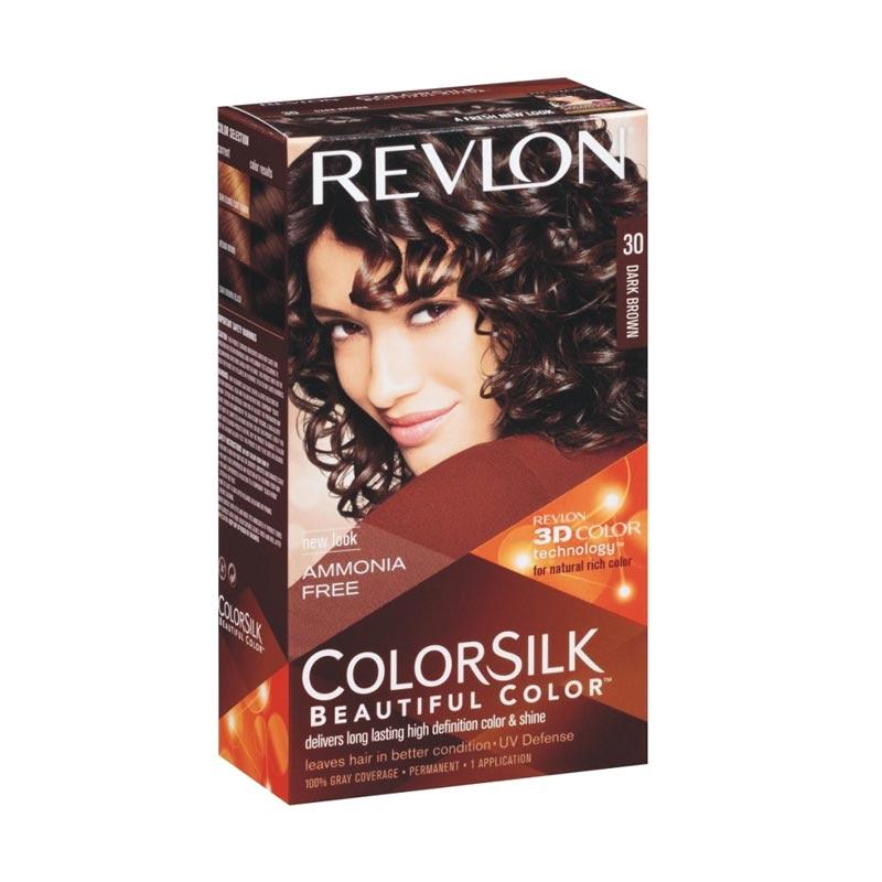 Jual Revlon  Colorsilk Beautiful 30 Cat  Rambut  Dark Brown 