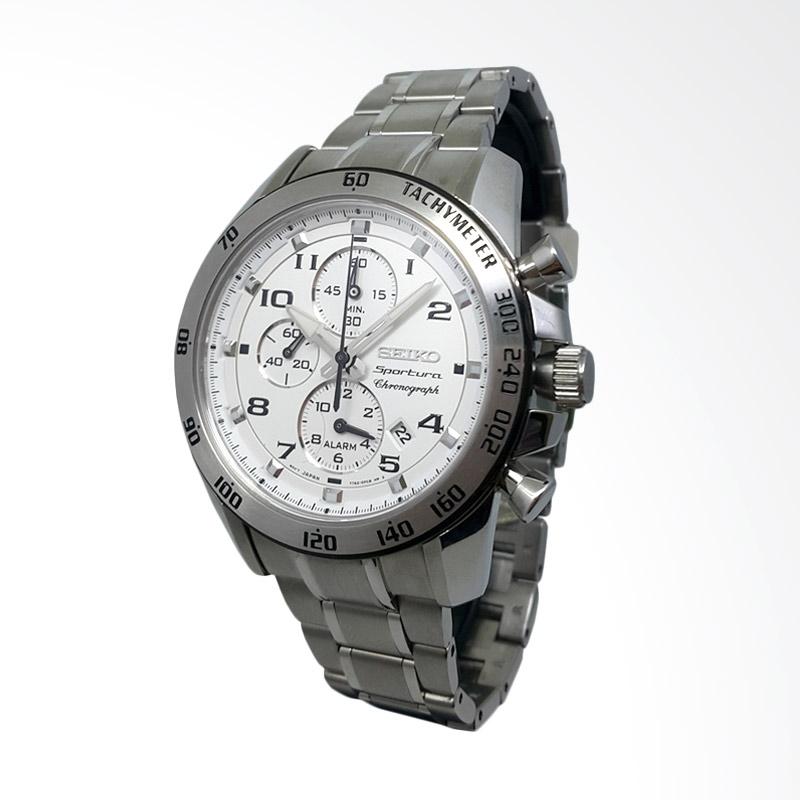 Jual Seiko Chronograph Tali Rantai Jam Tangan Pria 