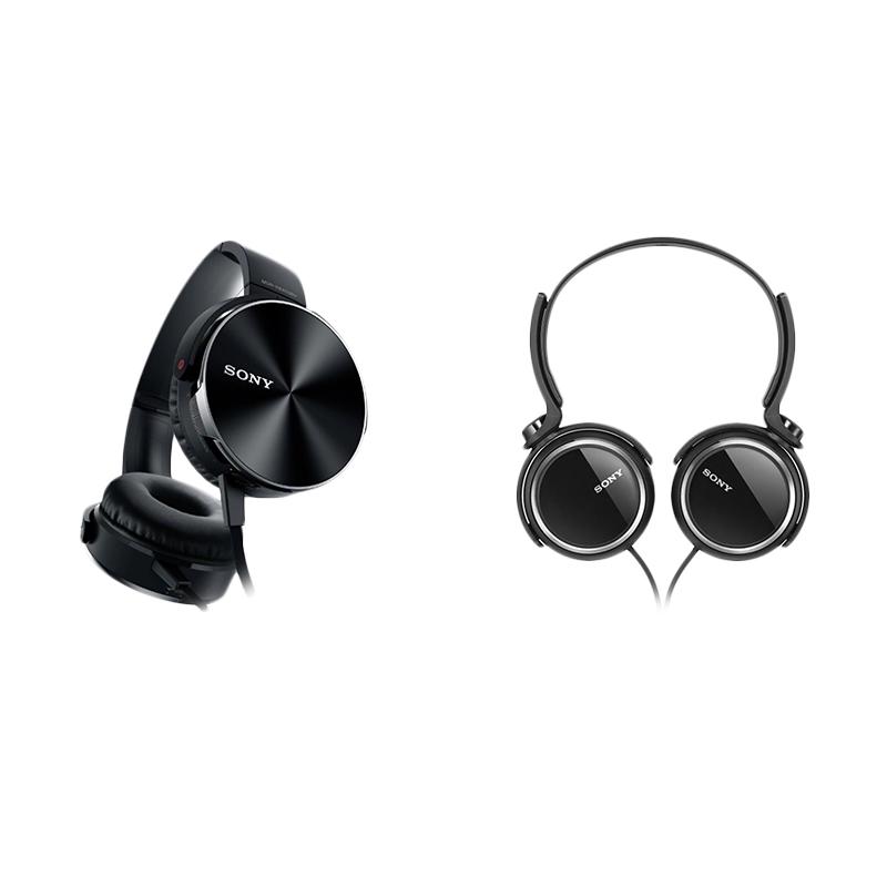 Jual SONY MDR-XB450AP Headphone - Black Online Desember 2020 | Blibli